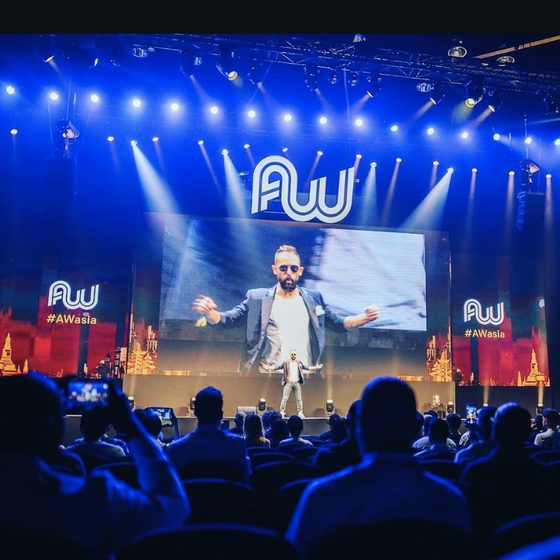 Philipp Schoeffmann on the Affiliate World Asia main stage